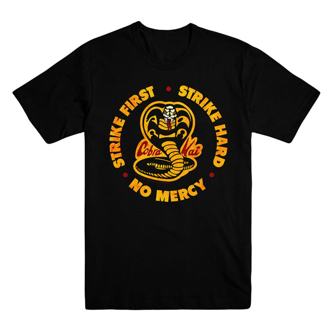 Cobra Kai Distressed Logo Unisex Black Tee from Cobra Kai