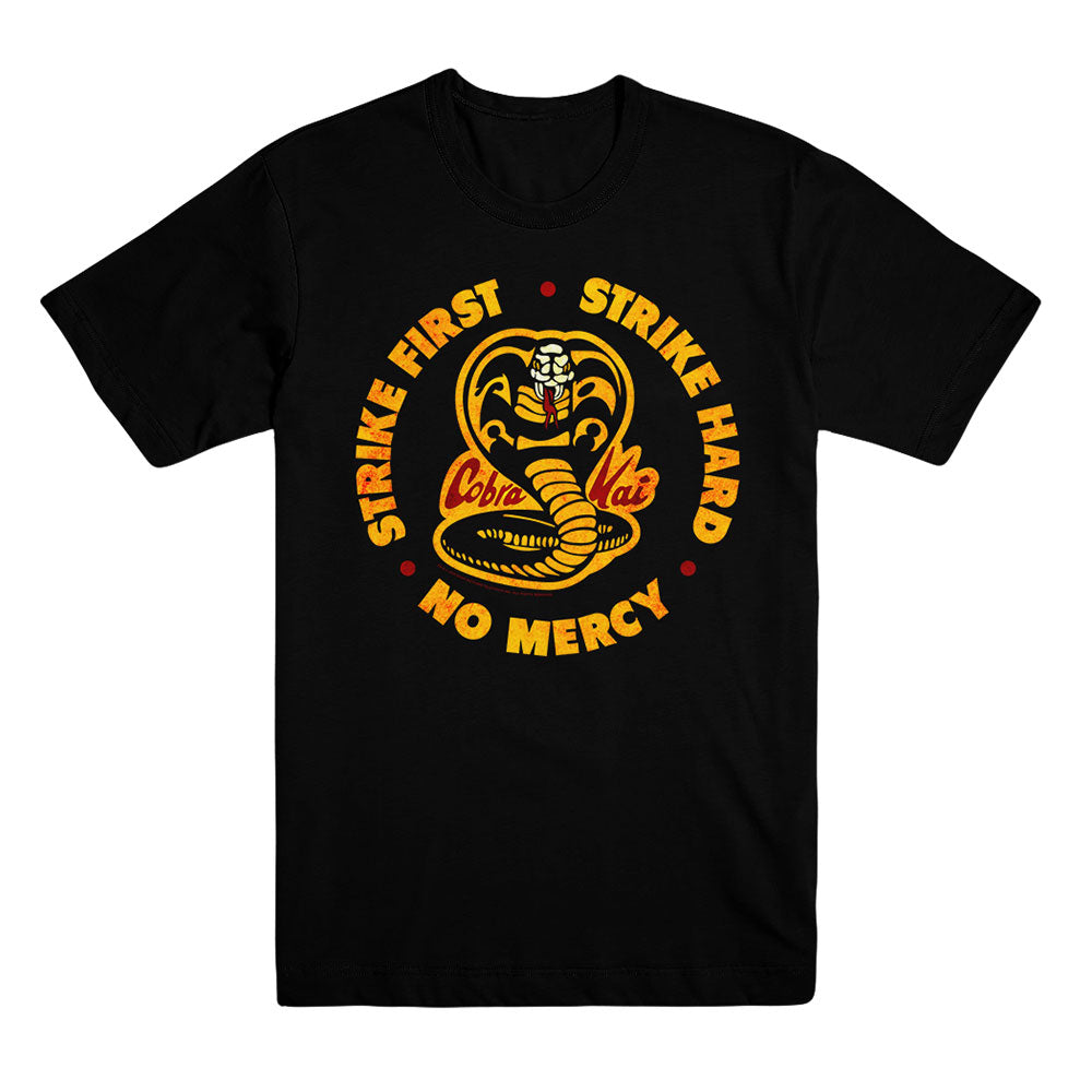 Cobra Kai Distressed Logo Unisex Black Tee from Cobra Kai