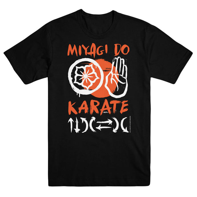 Miyagi Do Directions Unisex Black Tee