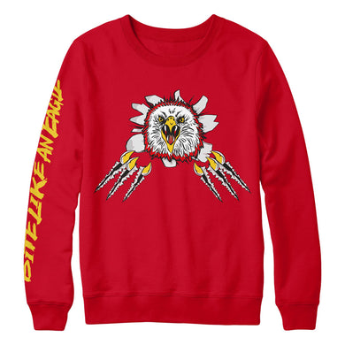 Eagle Fang Rip Red Crewneck