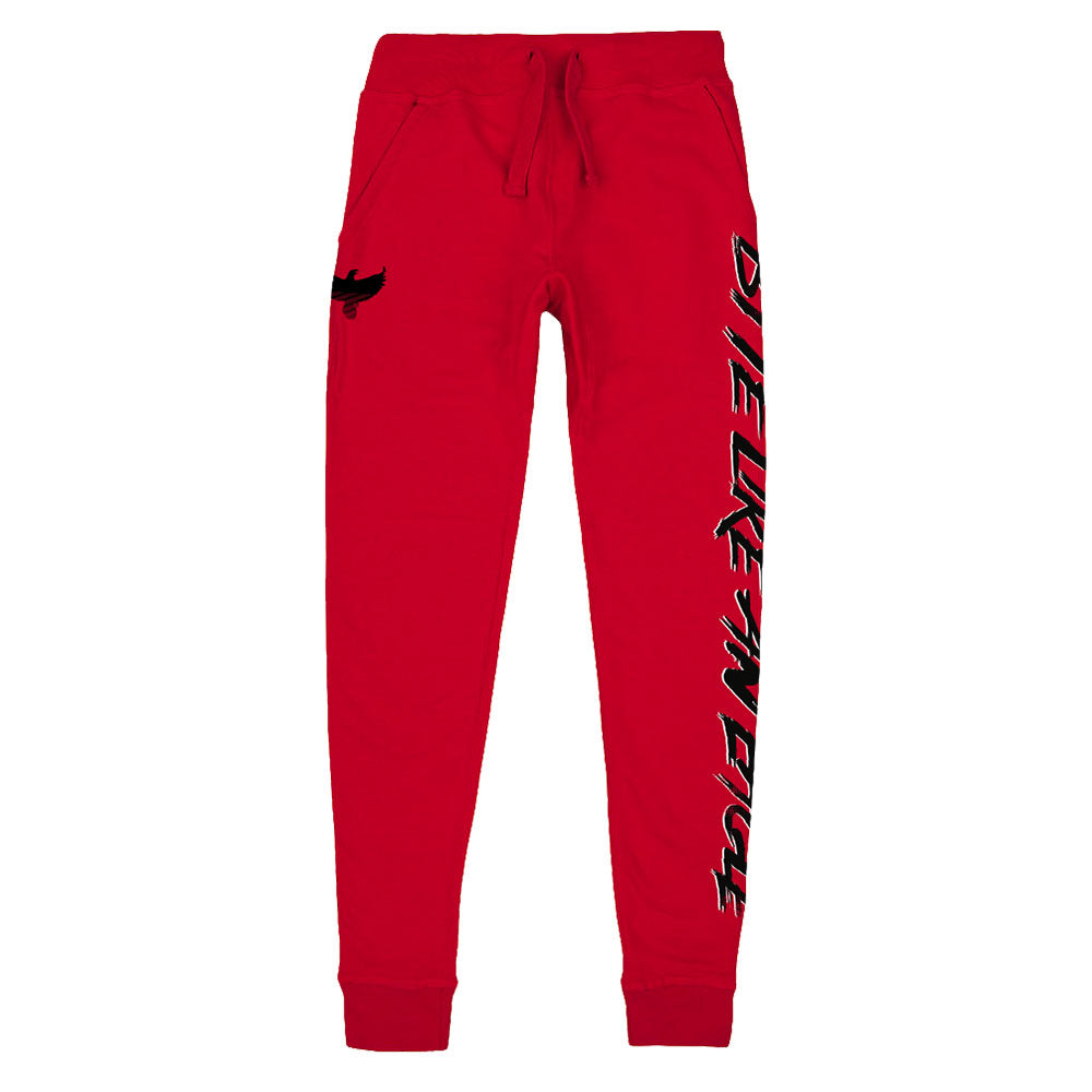 Bite Like An Eagle Red Joggers from Cobra Kai