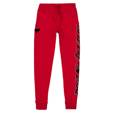 Bite Like An Eagle Red Joggers from Cobra Kai