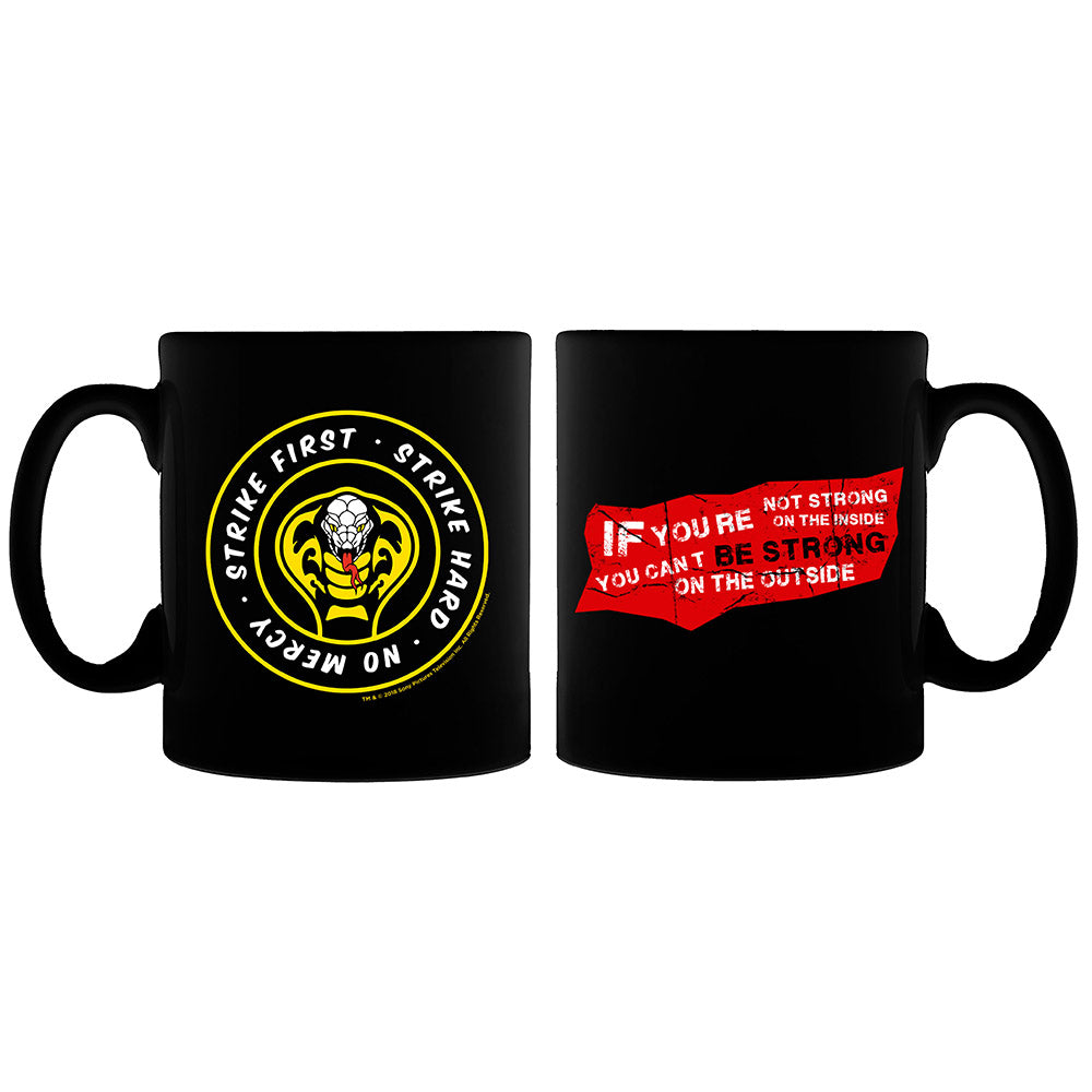 Be Strong Black Mug from Cobra Kai