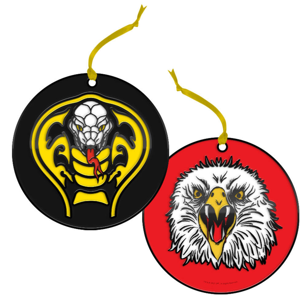 Cobra Kai Dojo Double Sided Holiday Enamel Ornament