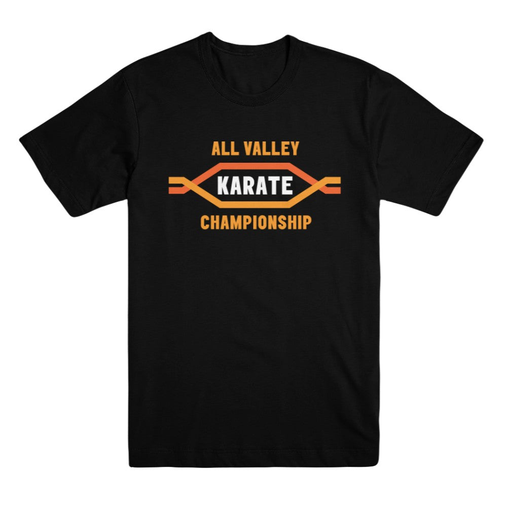 Karate Kid All Valley Karate Championship Black Unisex Tee