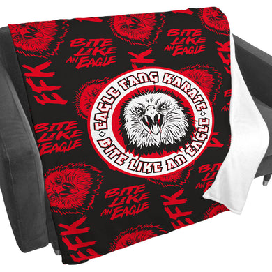 Eagle Fang Karate Print Fleece Blanket