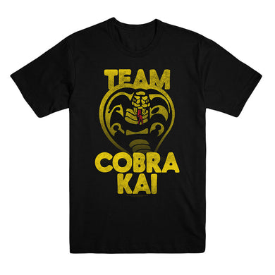 Team Cobra Kai Unisex Black Tee
