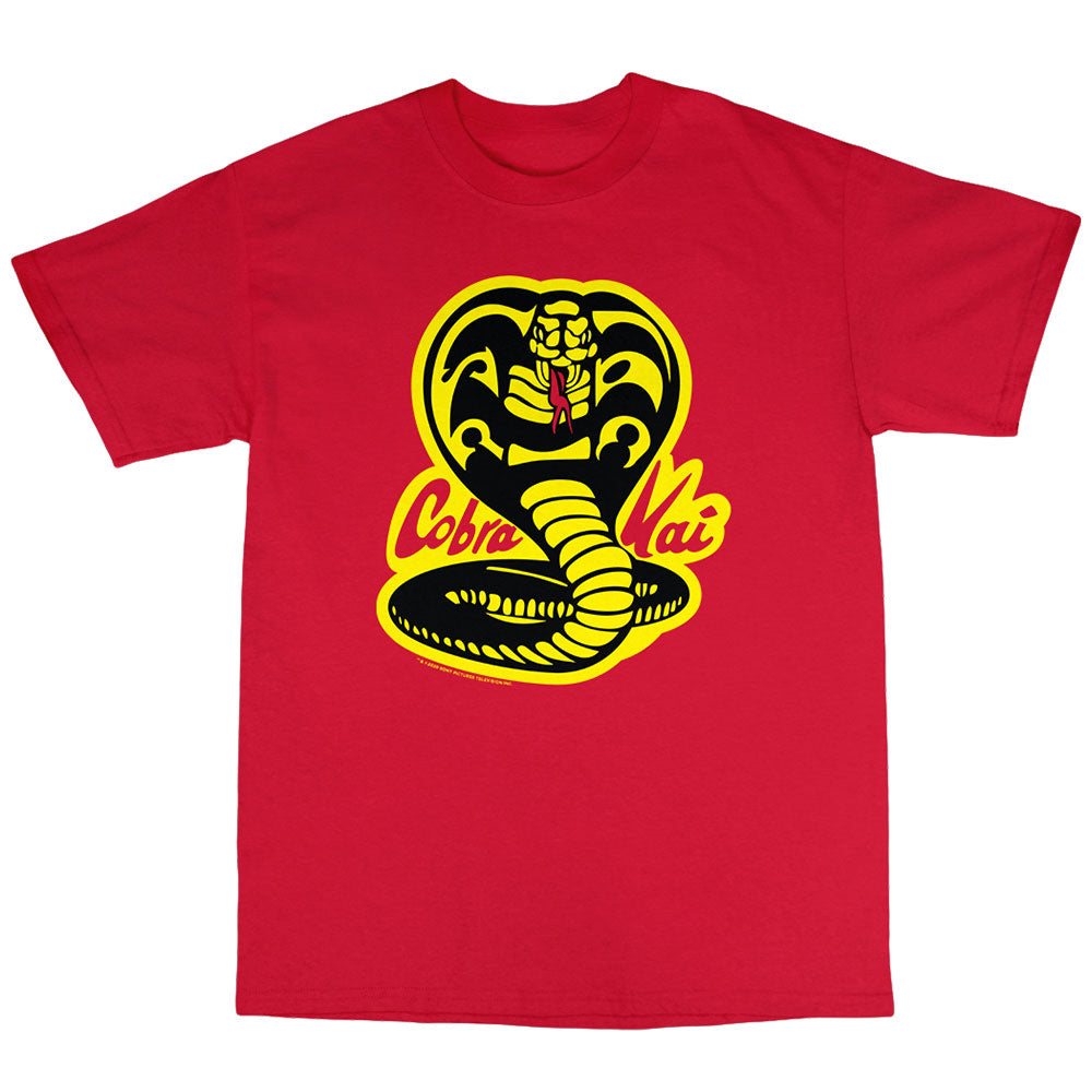 Cobra Kai Snake Logo Youth Red T-Shirt