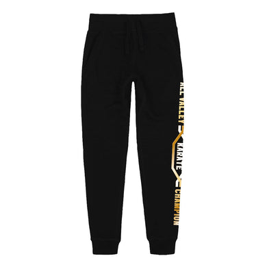 All Valley Karate Championship Black Joggers from Cobra Kai