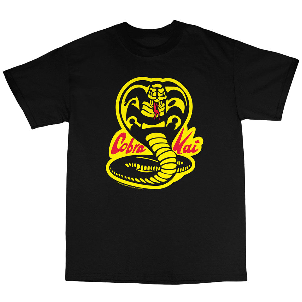 Snake Logo Youth Black T-Shirt from Cobra Kai