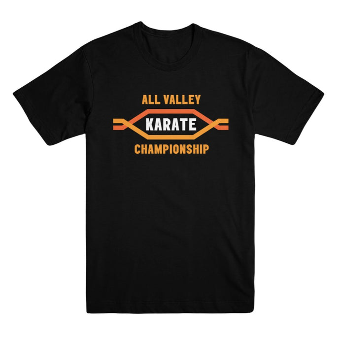 Karate Kid All Valley Karate Championship Black Unisex Tee